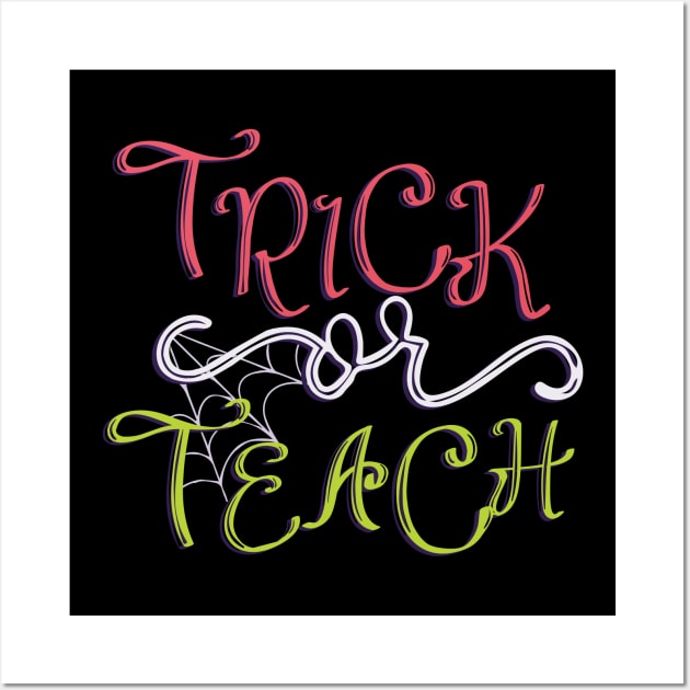 awesome trick or teach Wall Art by MINOUCHSTORE